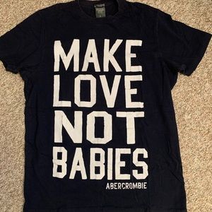 Abercrombie & Fitch, large, navy blue vintage T-shirt